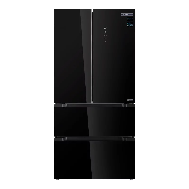Kontrolsat - Infiniton FRD506Q83GEN American Fridge Freezer (510L - Class E - Black) Kontrolsat - Infiniton FRD506Q83GEN American Fridge Freezer (510L - Class E - Black)
