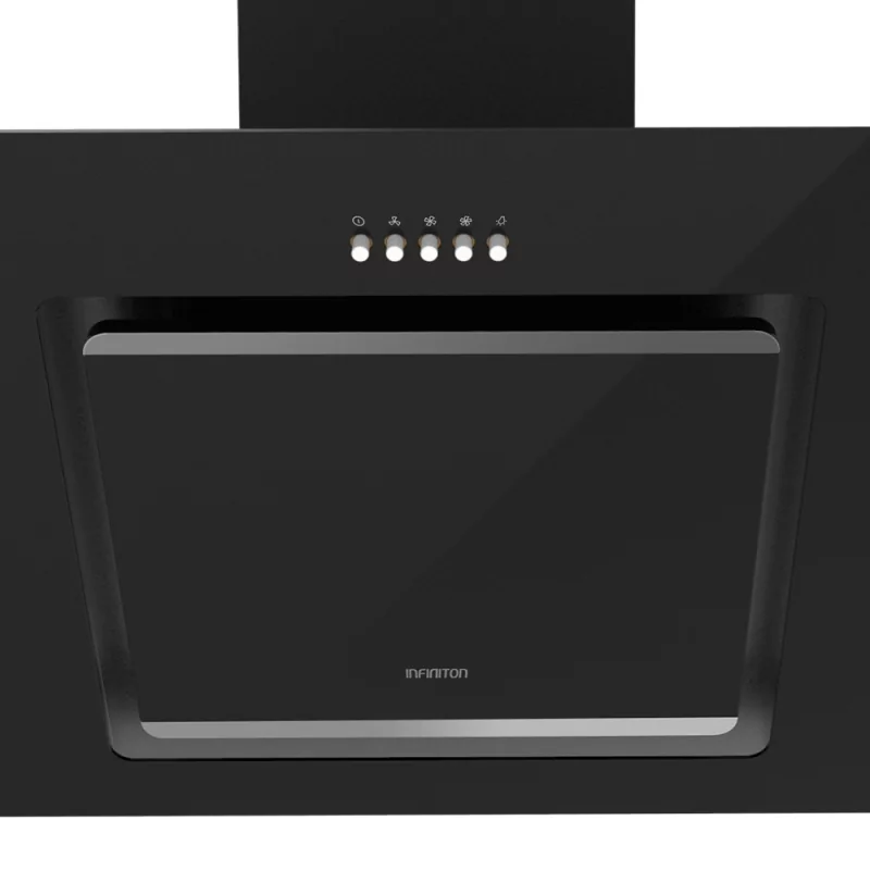 Kontrolsat - CHAMINE Wall Mounted Hood SG60 - 400 m³/h, Black