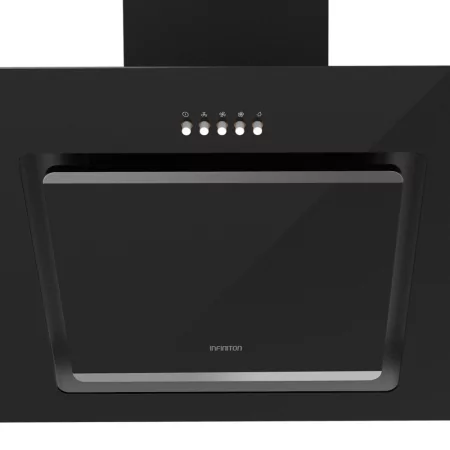 Kontrolsat - CHAMINE Wall Mounted Hood SG60 - 400 m³/h, Black Kontrolsat - CHAMINE Wall Mounted Hood SG60 - 400 m³/h, Black