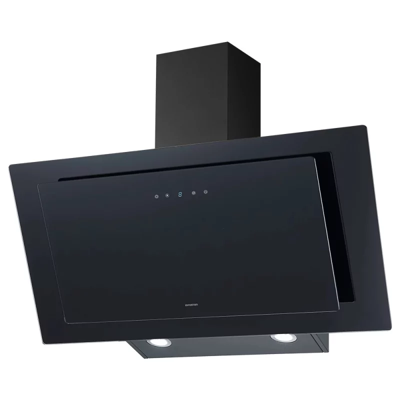 Kontrolsat - Chaminé Infinition TN96 - Extração 730 m³/h, Preto