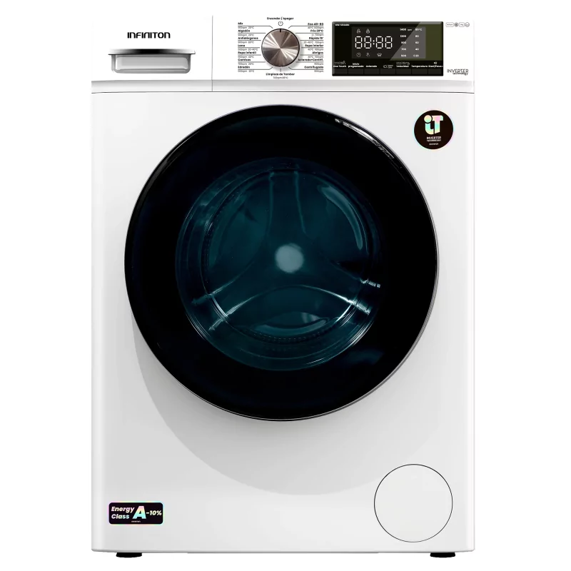 Kontrolsat - Maquina de Lavar Roupa Infiniton WM-S84ABN (8 kg - 1400 rpm - Branco)