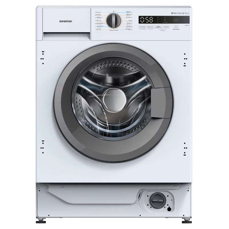 Kontrolsat - Maquina de Lavar Roupa Infiniton WMB84ABN (8 kg - 1400 rpm - Branco) Kontrolsat - Maquina de Lavar Roupa Infiniton WMB84ABN (8 kg - 1400 rpm - Branco)