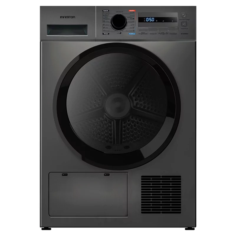 Kontrolsat - INFINITON SD-BC8EDX Clothes Dryer - Heat Pump 8kg, Black Kontrolsat - INFINITON SD-BC8EDX Clothes Dryer - Heat Pump 8kg, Black