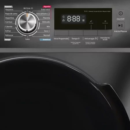 Kontrolsat - INFINITON SD-DG85C Clothes Dryer - 8kg, 16 Programs, Stainless Steel