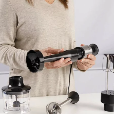 Kontrolsat - TAURUS BAPI 1200 Premium Fullset Hand Blender - 1200W Turbo, Black/Stainless Kontrolsat - TAURUS BAPI 1200 Premium Fullset Hand Blender - 1200W Turbo, Black/Stainless
