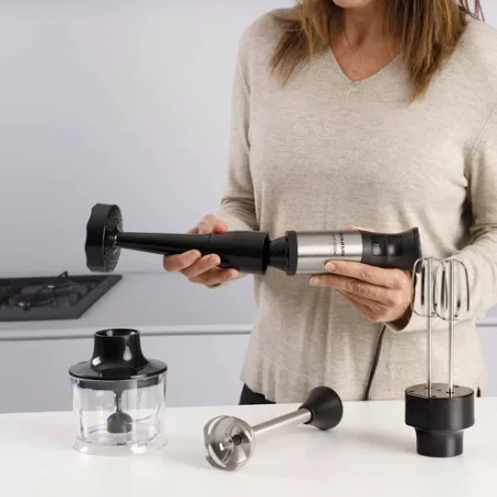 Kontrolsat - TAURUS BAPI 1200 Premium Fullset Hand Blender - 1200W Turbo, Black/Stainless Kontrolsat - TAURUS BAPI 1200 Premium Fullset Hand Blender - 1200W Turbo, Black/Stainless