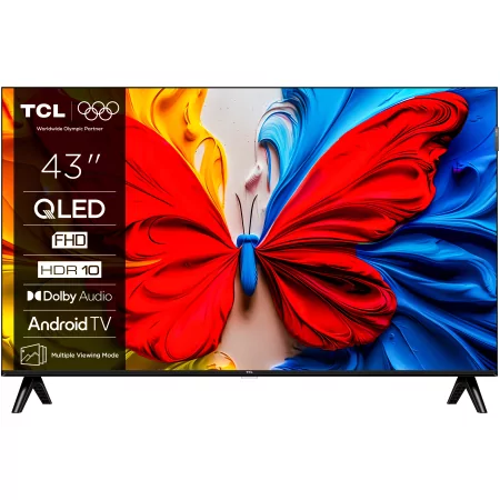 Kontrolsat - TCL Qled 43S5K - 43" QLED Full HD TV, Black Kontrolsat - TCL Qled 43S5K - 43" QLED Full HD TV, Black