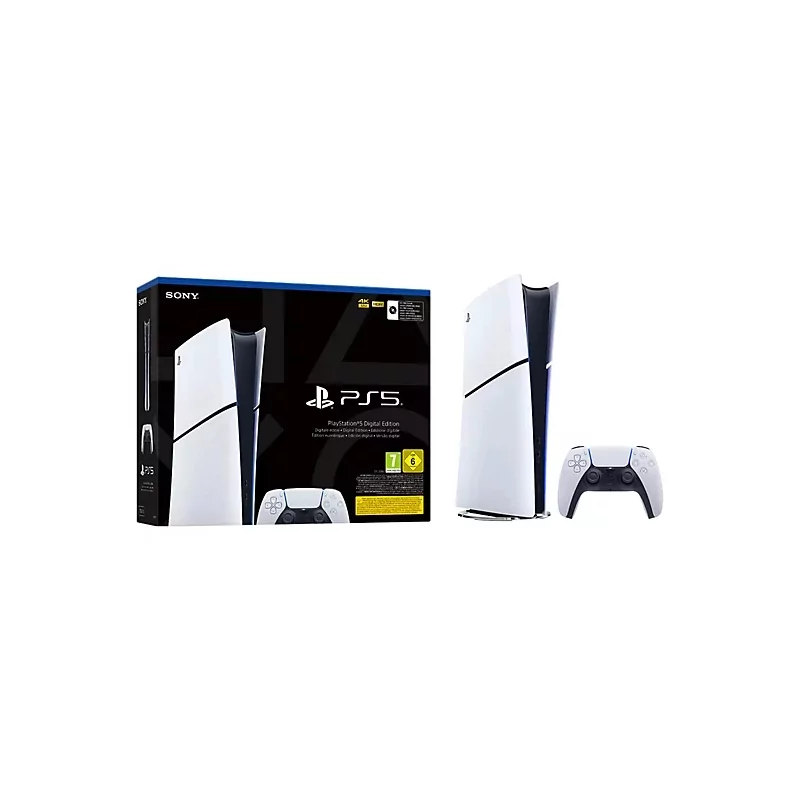 Kontrolsat - Sony Playstation 5 Slim Console - Digital Edition - 825GB - (E Chassis) Kontrolsat - Sony Playstation 5 Slim Console - Digital Edition - 825GB - (E Chassis)