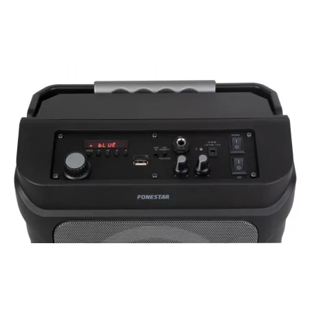 Kontrolsat - Coluna Fonestar Karaoke com Amplificador - Partybox Bluetooth - 20W Kontrolsat - Coluna Fonestar Karaoke com Amplificador - Partybox Bluetooth - 20W