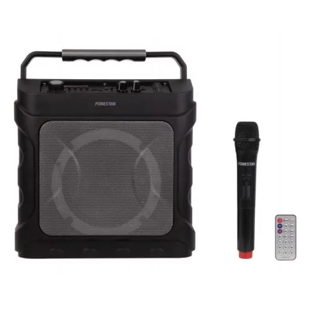 Kontrolsat - Coluna Fonestar Karaoke com Amplificador - Partybox Bluetooth - 20W Kontrolsat - Coluna Fonestar Karaoke com Amplificador - Partybox Bluetooth - 20W