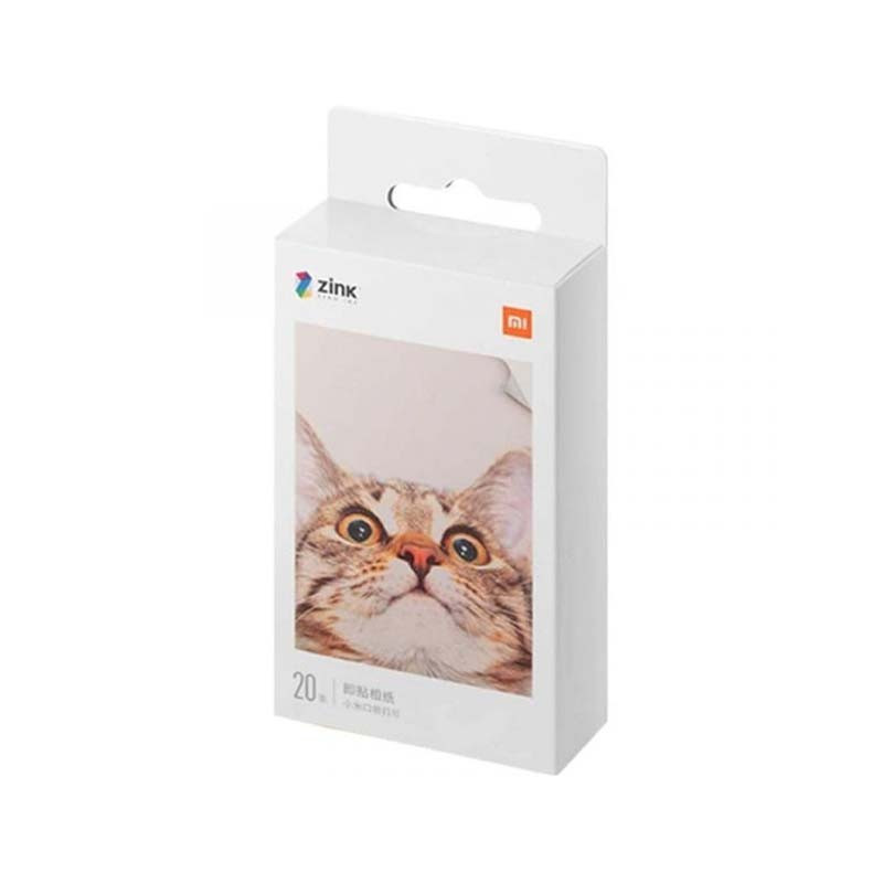 Xiaomi Folhas para Mi Portable Photo Printer Paper (2x3", 20-folhas)