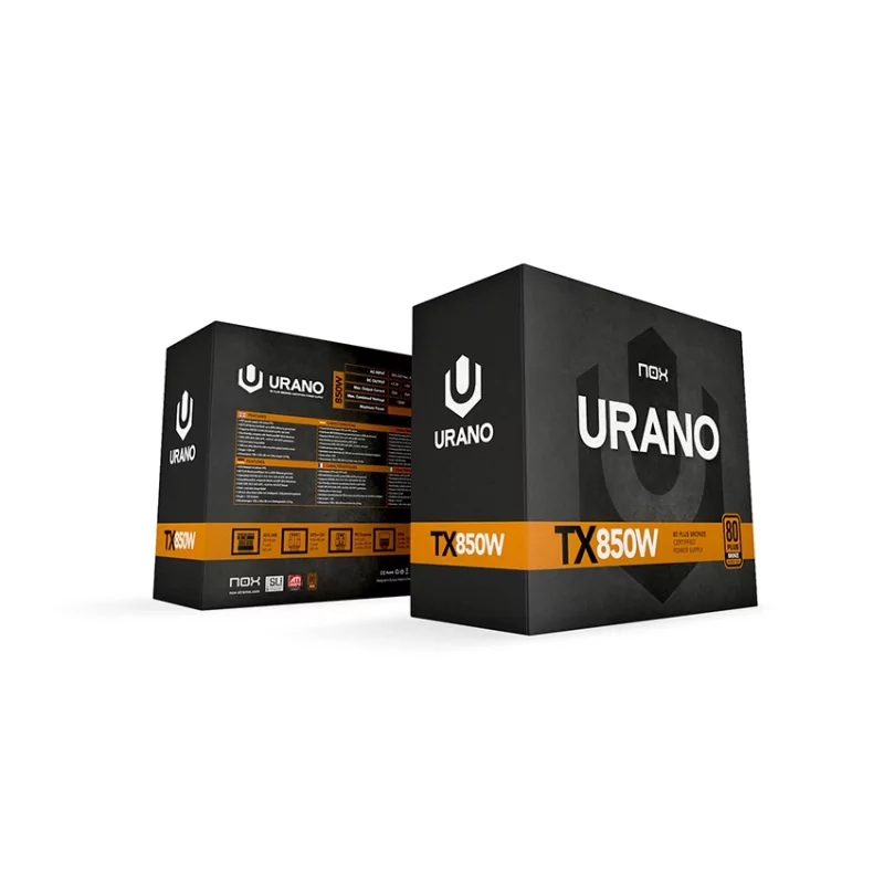 Kontrolsat - Fonte de Alimentação Nox Urano TX 850W 80+ Bronze - NXURTX850BZ