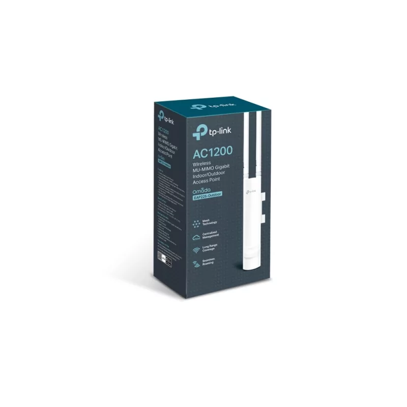 Kontrolsat - Access Point TP-Link - EAP225-Outdoor - AC1200 Gigabit Dual-Band - Exterior