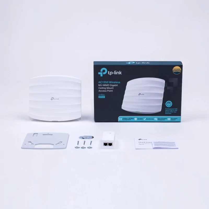 Kontrolsat - Access Point TP-Link - EAP225 - AC1350 Gigabit Dual-Band - Tecto