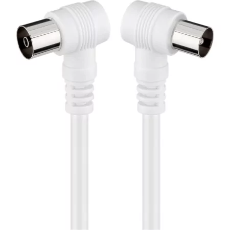 Kontrolsat - Goobay TV Antenna Cable Male to Female 90° - 1.5M (Ref: 11520) Kontrolsat - Goobay TV Antenna Cable Male to Female 90° - 1.5M (Ref: 11520)