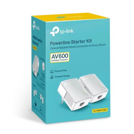 Kontrolsat - TP-Link Powerline Starter Kit TL-PA411KIT AV600 Kontrolsat - TP-Link Powerline Starter Kit TL-PA411KIT AV600