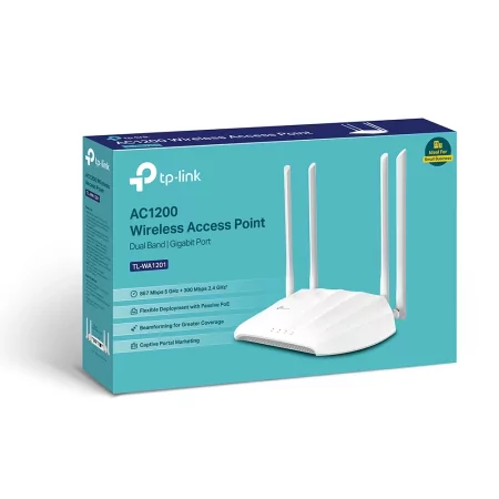 Kontrolsat - TP-Link AC1200 Access Point Dual-Band MU-MIMO Wi-Fi 867Mbps+300Mbp Kontrolsat - TP-Link AC1200 Access Point Dual-Band MU-MIMO Wi-Fi 867Mbps+300Mbp