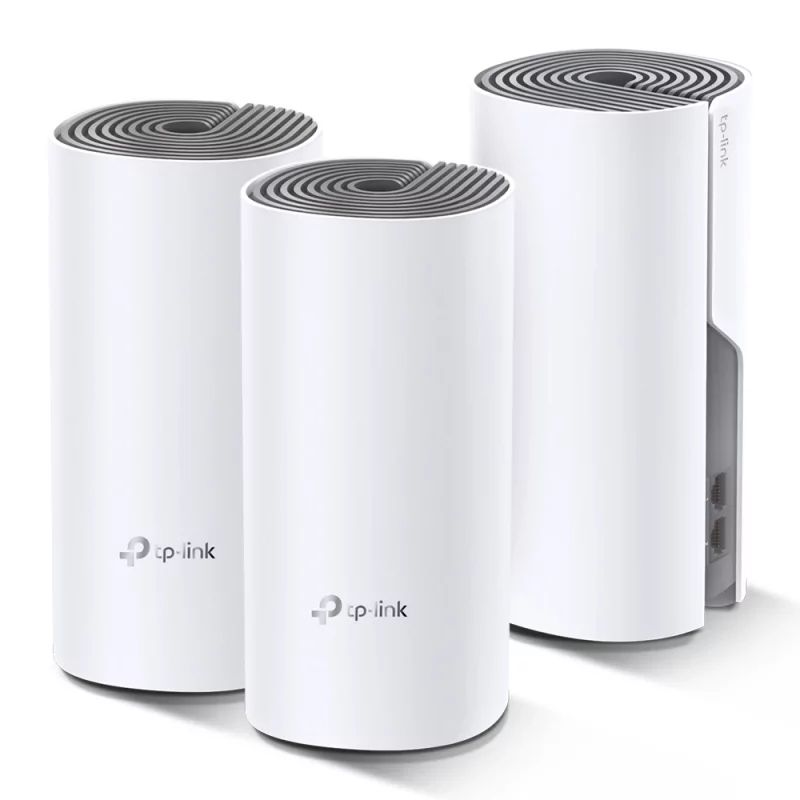 Kontrolsat - TP-Link Smart Home Deco E4 AC1200 (3-Pack) Mesh - Deco E4(3-Pack) Kontrolsat - TP-Link Smart Home Deco E4 AC1200 (3-Pack) Mesh - Deco E4(3-Pack)