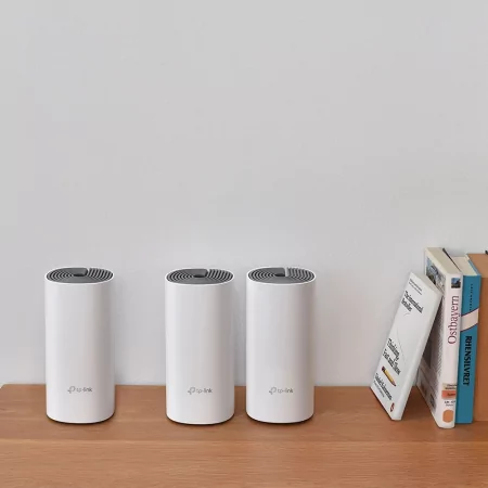 Kontrolsat - TP-Link Smart Home Deco E4 AC1200 (3-Pack) Mesh - Deco E4(3-Pack) Kontrolsat - TP-Link Smart Home Deco E4 AC1200 (3-Pack) Mesh - Deco E4(3-Pack)