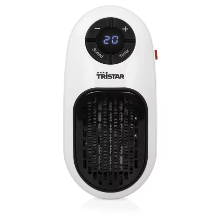 Kontrolsat - Tristar Ventoinha Aquecedor Tomada 400W Branco KA-5084 Kontrolsat - Tristar Ventoinha Aquecedor Tomada 400W Branco KA-5084