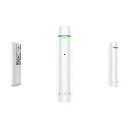 Kontrolsat - Detetor de Quebra de Vidro AJAX GlassProtect (180º - Sem Fios - Branco)