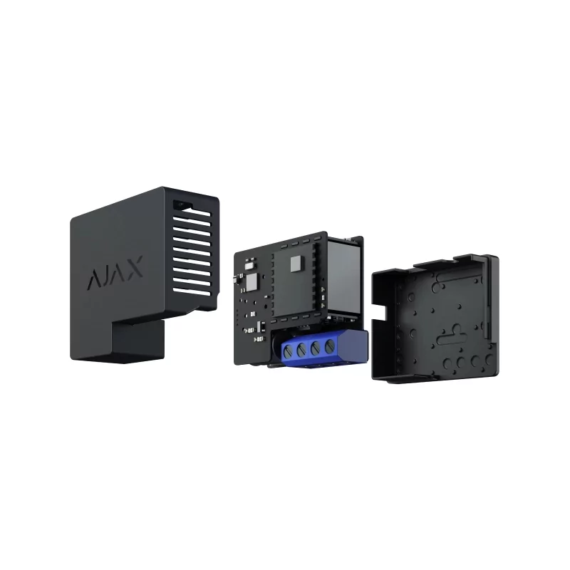 Kontrolsat - Relé de Controlo Remoto AJAX RELAIS (7-24V - Sem Fios - Preto)