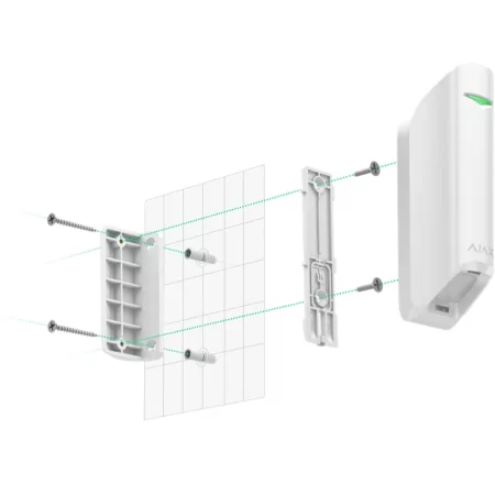 Kontrolsat - Detetor de Cortina AJAX MotionProtect Curtain (Sem Fios - Branco) Kontrolsat - Detetor de Cortina AJAX MotionProtect Curtain (Sem Fios - Branco)