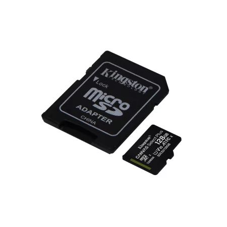 Kontrolsat - Kingston 128GB MicroSDXC Canvas Select Plus Class10 UHS-I + Adapter - SDCS2/128GB Kontrolsat - Kingston 128GB MicroSDXC Canvas Select Plus Class10 UHS-I + Adapter - SDCS2/128GB