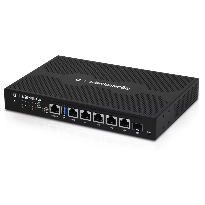 Kontrolsat - Ubiquiti EdgeRouter PoE Gigabit - 6 Portas - ER-6P Kontrolsat - Ubiquiti EdgeRouter PoE Gigabit - 6 Portas - ER-6P