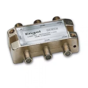 Kontrolsat - Repartidor 4 saídas- 5-2400Mhz-25dB- AXIL
