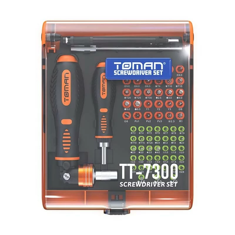 Kit de Ferramentas de Precisão TT7300 - Toman - 73pcs|Toman|5999883026373 Kit de Ferramentas de Precisão TT7300 - Toman - 73pcs|Toman|5999883026373
