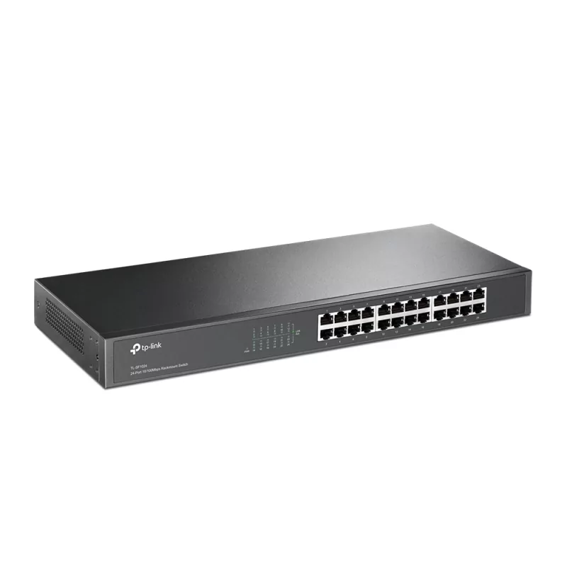 Kontrolsat - Switch TP-Link 24 Portas Rack - TL-SF1024 - 10/100Mbp