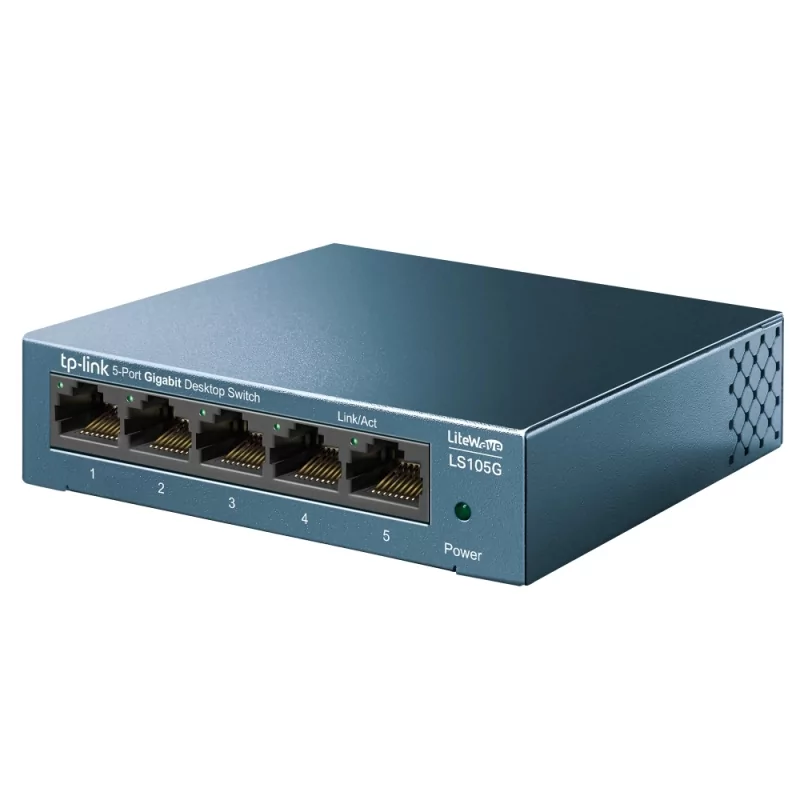 Kontrolsat - Switch 5 Portas Metálico TP-Link - LS105G - Gigabit