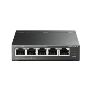 Kontrolsat - Switch POE 5 Portas Metálico TP-Link - TL-SG1005LP - Gigabit