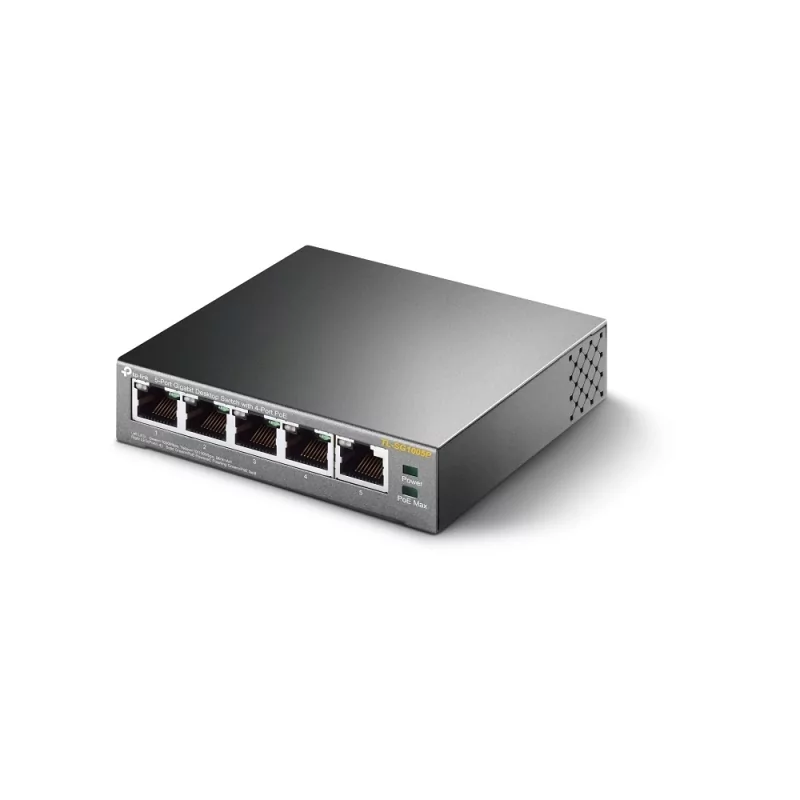 Kontrolsat - TP-Link 5 Port POE Switch - TL-SG1005P - Gigabit