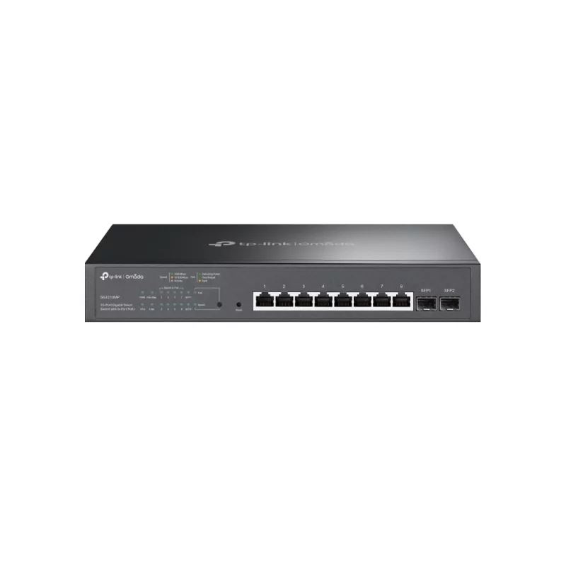 Kontrolsat - Switch POE 8 Portas Metálico TP-Link - TL-SG2210MP - Gigabit Kontrolsat - Switch POE 8 Portas Metálico TP-Link - TL-SG2210MP - Gigabit