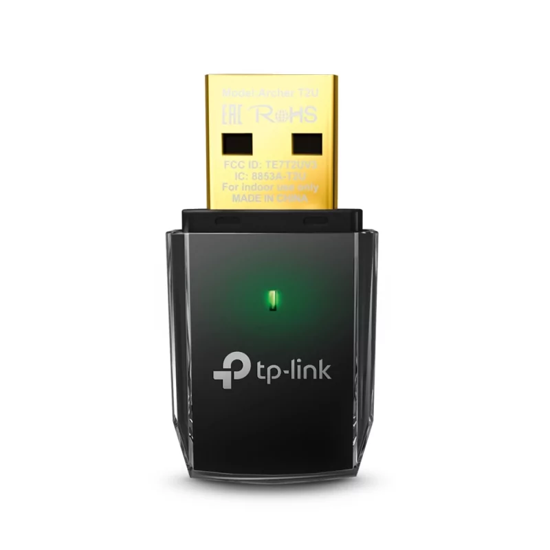 Kontrolsat - TP-Link Dual Band AC600 USB Wi-Fi Adapter - Archer T2U Kontrolsat - TP-Link Dual Band AC600 USB Wi-Fi Adapter - Archer T2U