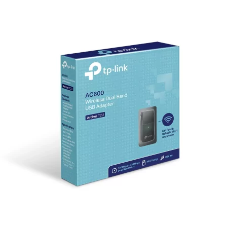 Kontrolsat - TP-Link Dual Band AC600 USB Wi-Fi Adapter - Archer T2U Kontrolsat - TP-Link Dual Band AC600 USB Wi-Fi Adapter - Archer T2U