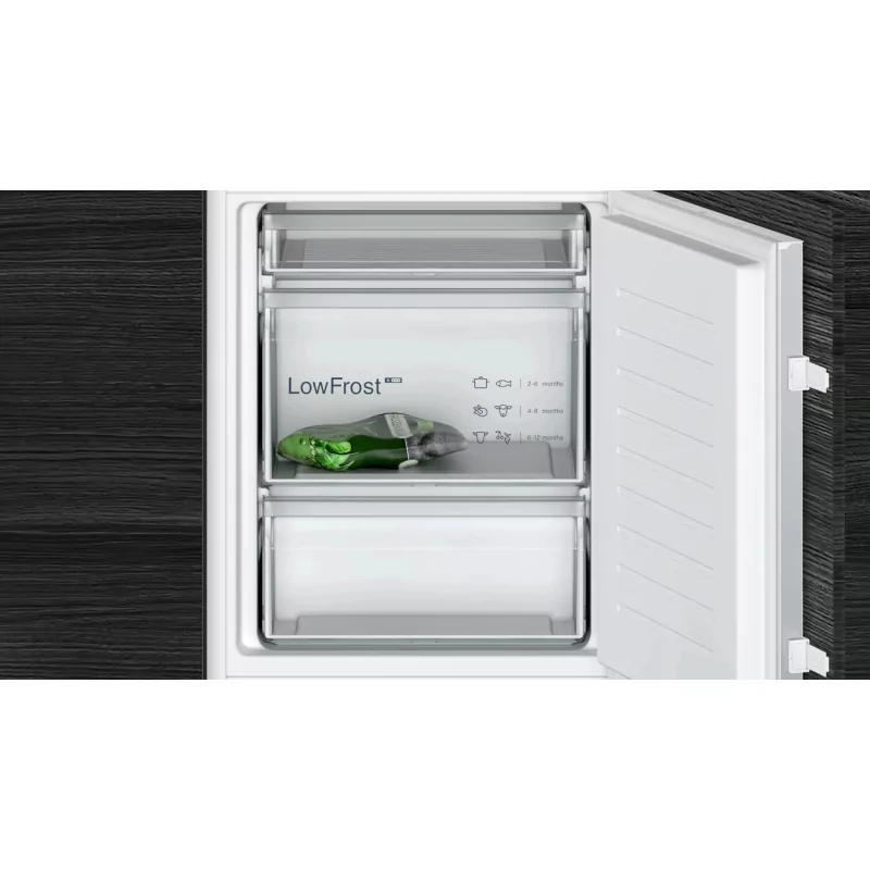 Kontrolsat - Siemens Built-in Combined Fridge iQ300 KI86VVSE0 (Low Frost - 177 cm - 267 L - Stainless steel)
