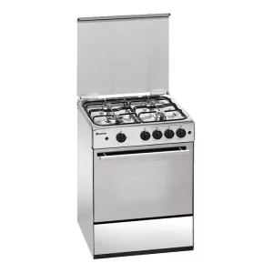 Kontrolsat - Meireles Butane Gas Monobloc Stove - 4 Burners - 51L - 60cm - Stainless Steel - M 601 X