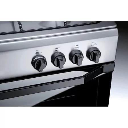 Kontrolsat - Fogao Monobloco Gás Natural Indesit - 4 Queimadores - 60cm - 59L - Inox - I6TMH2AF(X)/I Kontrolsat - Fogao Monobloco Gás Natural Indesit - 4 Queimadores - 60cm - 59L - Inox - I6TMH2AF(X)/I