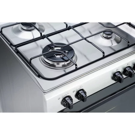 Kontrolsat - Fogao Monobloco Gás Natural Indesit - 4 Queimadores - 60cm - 59L - Inox - I6TMH2AF(X)/I Kontrolsat - Fogao Monobloco Gás Natural Indesit - 4 Queimadores - 60cm - 59L - Inox - I6TMH2AF(X)/I