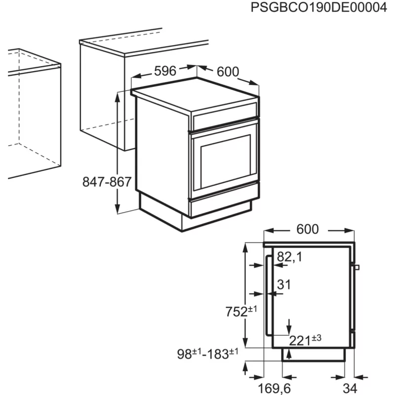 Kontrolsat - Fogão de Indução AEG - 73L - Inox - CIB6646ABM