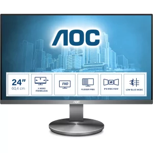 Kontrolsat - Monitor IPS LED 23.8" AOC - I2490VXQ/BT - 60HzFull HD