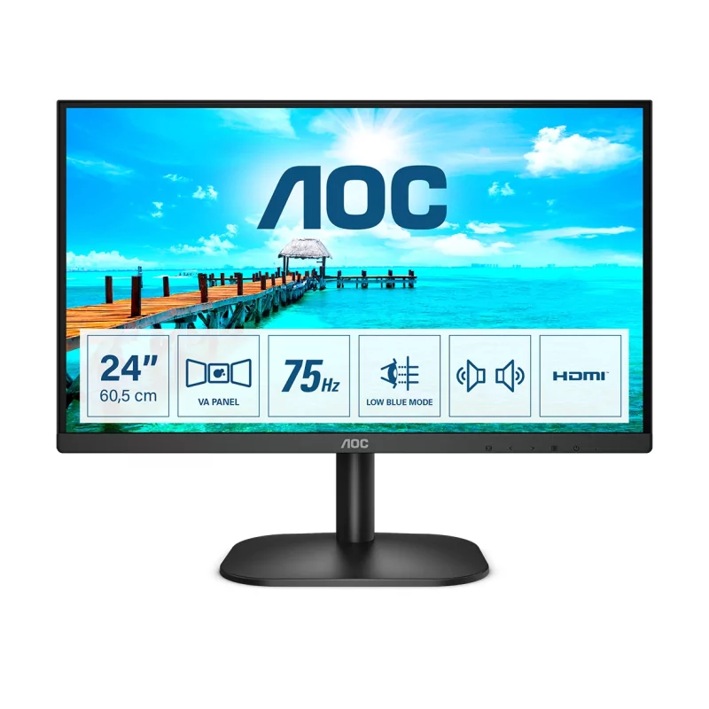 Kontrolsat - Monitor LED 23.8" AOC - 24B2XDAM - 75Hz Full HD Kontrolsat - Monitor LED 23.8" AOC - 24B2XDAM - 75Hz Full HD