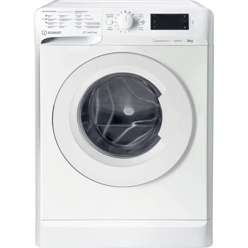 Kontrolsat - Máquina Lavar Roupa Indesit MTWE 81283 W SPT (8kg - 1200rpm - Classe D)