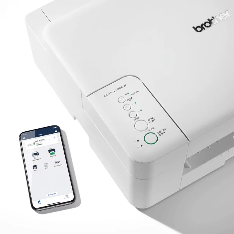 Kontrolsat - Impressora Multifunções Brother - DCP-J1200WRE1 - Cor Duplex Wi-Fi