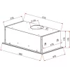 Exaustor Encastrar TEKA GFG 2 - Extração 388 m³/h, Branco