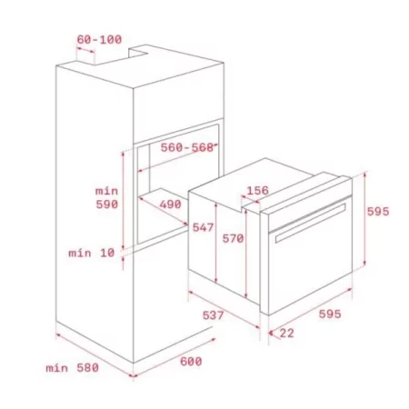 Kontrolsat - Forno Encastrar TEKA HBE 615 ME (Elétrico - 70 L - Aço Acetinado) Kontrolsat - Forno Encastrar TEKA HBE 615 ME (Elétrico - 70 L - Aço Acetinado)