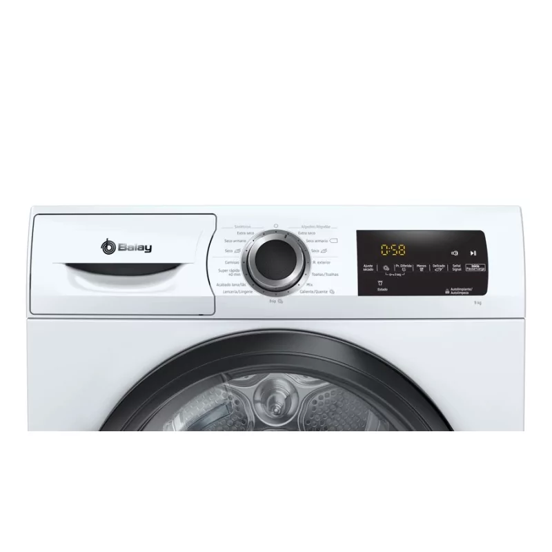 Kontrolsat - Máquina de Secar Roupa Balay - 9Kg - Bomba de Calor - 3SB198BP